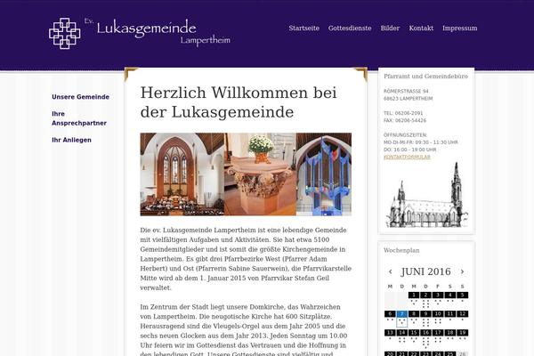 lukasgemeinde-lampertheim.de site used Lukas