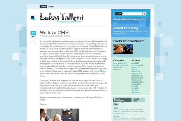 Compositio theme site design template sample