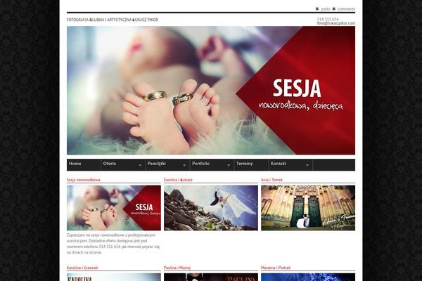 F8-static theme site design template sample