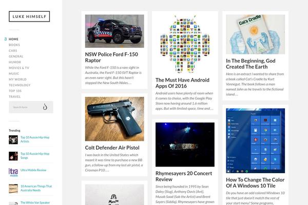 Avant theme site design template sample