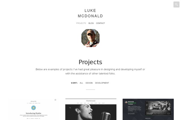 hyalite theme websites examples