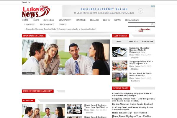Observer theme site design template sample