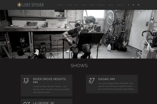 Luke theme site design template sample