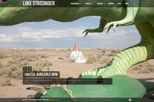 Lensa theme site design template sample
