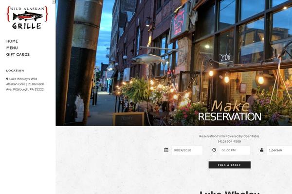 Restaurateur theme site design template sample