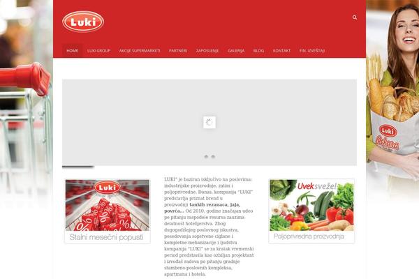 Ultimate theme site design template sample