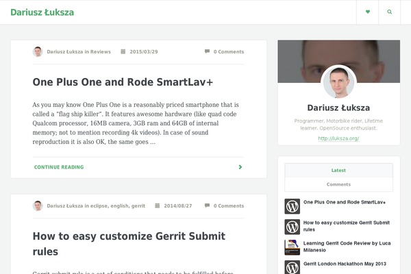 Site using Prismatic plugin
