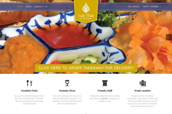Food & Wine Child theme site design template sample