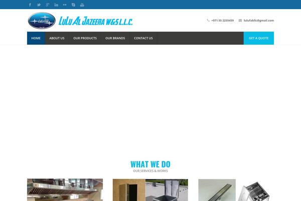 Site using WEN's Social Links plugin