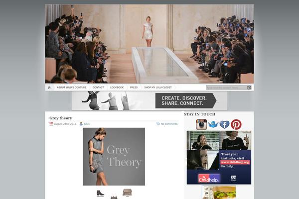 Manifesto theme site design template sample