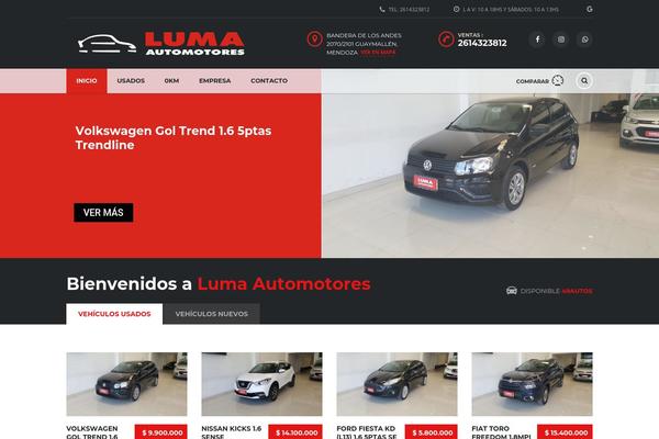lumaautomotores.com.ar site used Luma