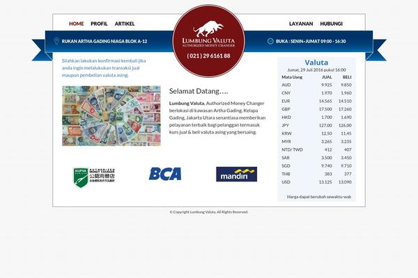 lumbungvaluta.com site used Lumbung