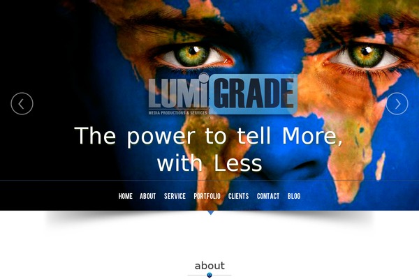 lumigrade.com site used Naturewptheme_v1.4
