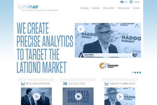 luminarinsights.com site used Instorm