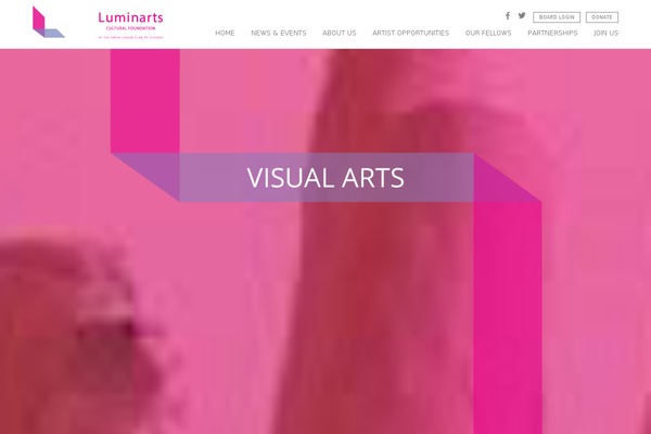 luminarts.org site used Visia-child