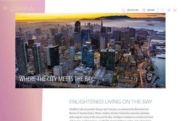 lumina theme websites examples