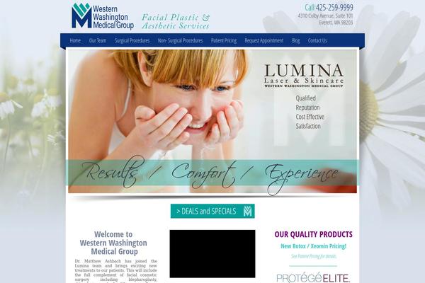 luminaskin.us site used Protege