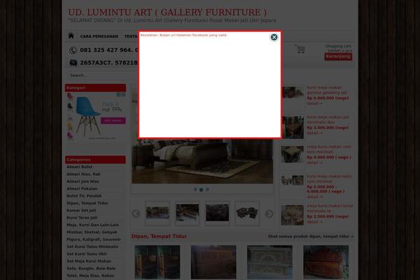 Interior theme site design template sample