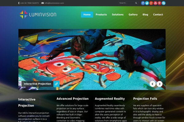 luminvision.co.uk site used Scorilo