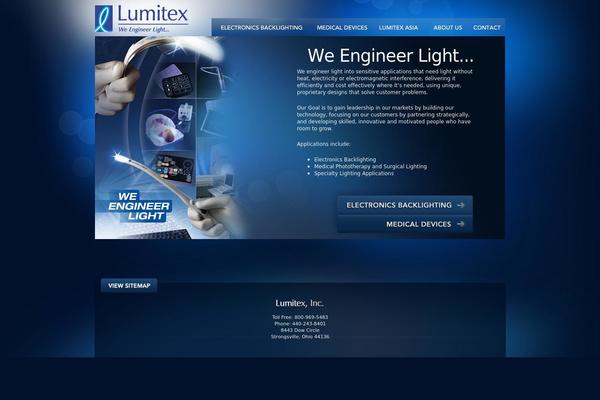 lumitex.com site used Lumitex