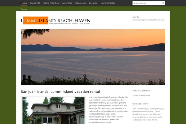 lummiislandbeachhaven.com site used Avada Child Theme