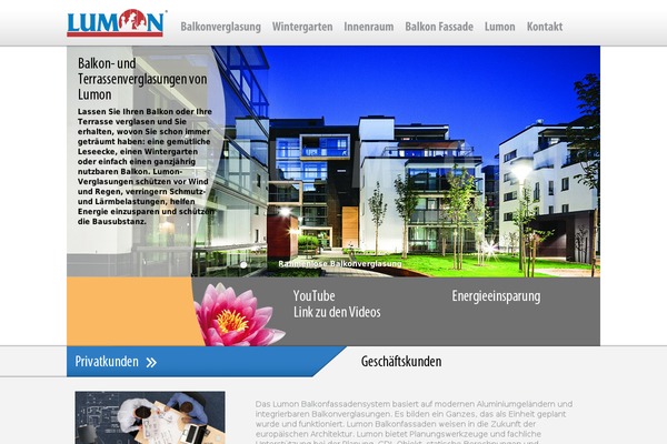 Lumon theme site design template sample
