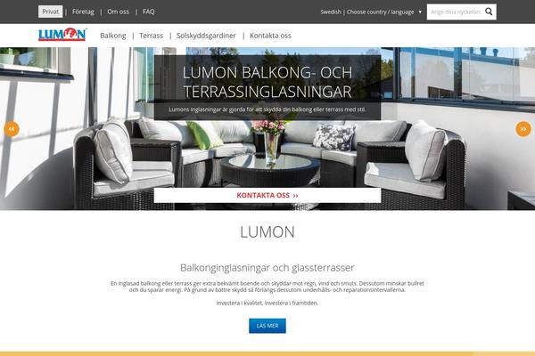 lumon.se site used Lumon