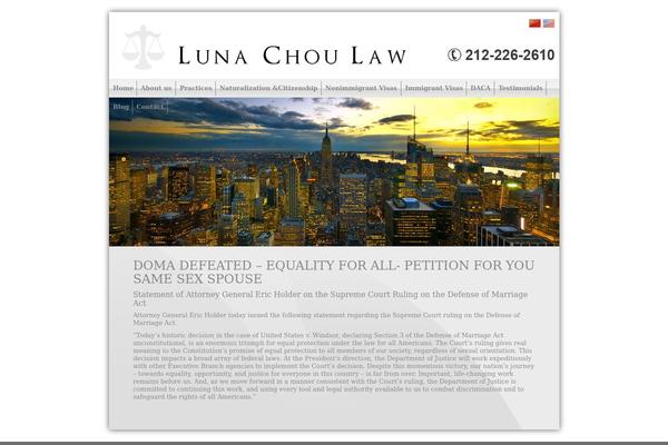 Vulcan theme site design template sample