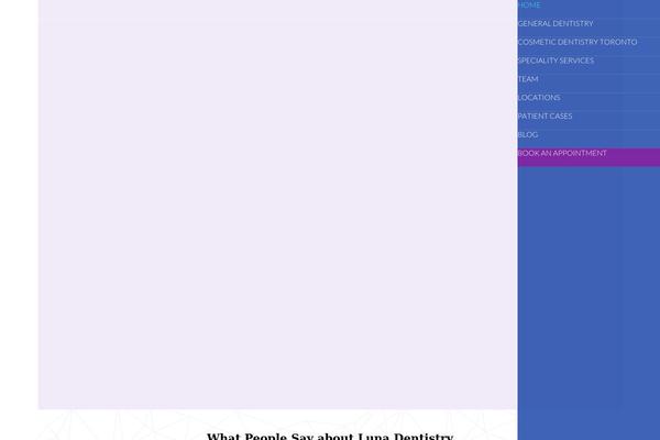 The7 theme site design template sample