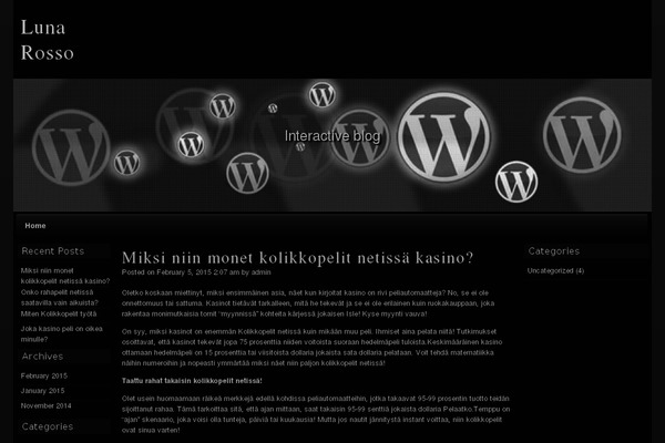 raindrops theme site design template sample