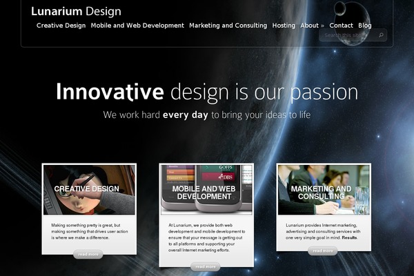 InStyle theme site design template sample