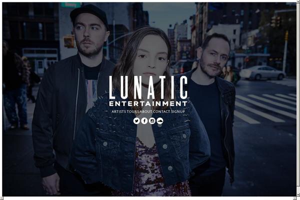 lunaticentertainment.com site used Lunatic