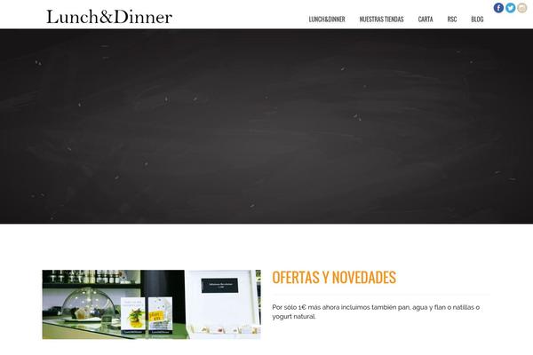 North theme site design template sample