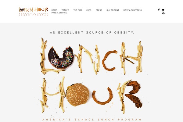 lunchhourmovie.org site used Kanso