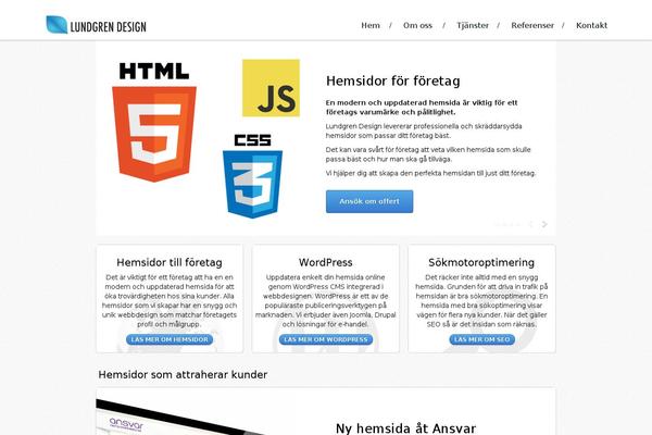 V4 theme site design template sample