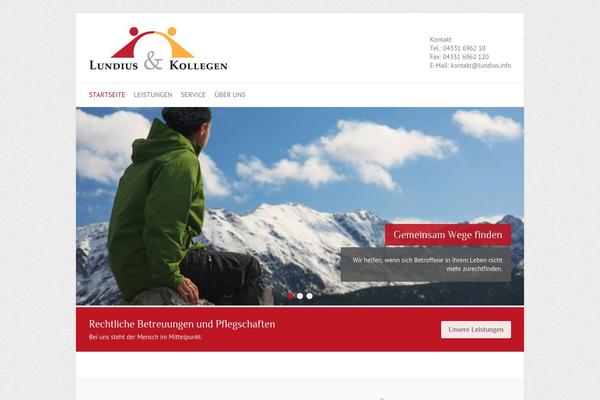 Attitude Pro theme site design template sample