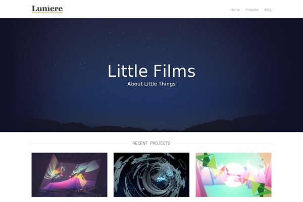 Hero theme site design template sample