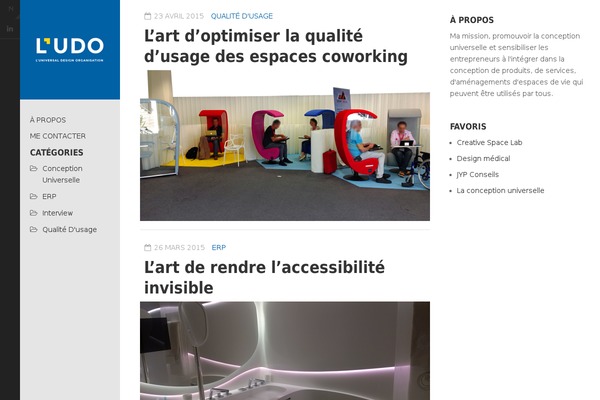 luniversaldesign.fr site used Ludo