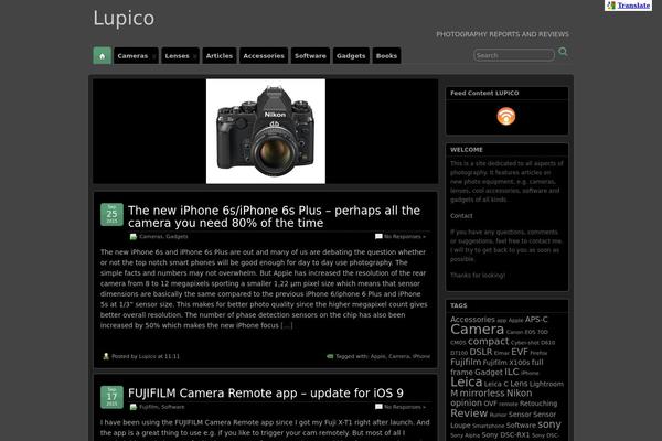 Suffusion theme site design template sample