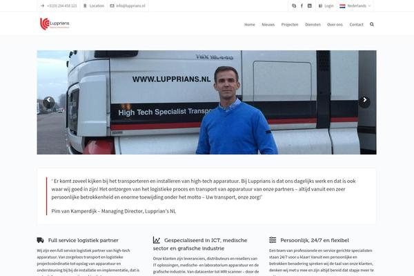 Highend theme site design template sample