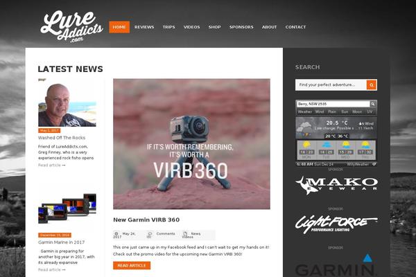 Outdoor theme site design template sample