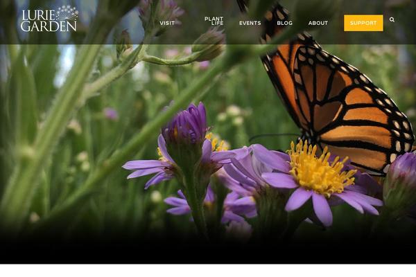 luriegarden.org site used Orbitmedia