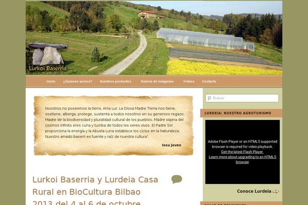 Site using Flickr Gallery plugin