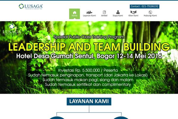 lusagatraining.com site used Lusagatraining