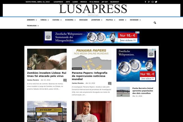 NewsMag theme site design template sample