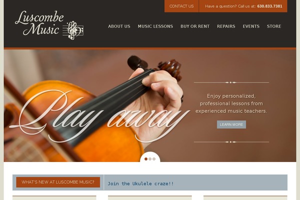 luscombemusic.com site used Noisy