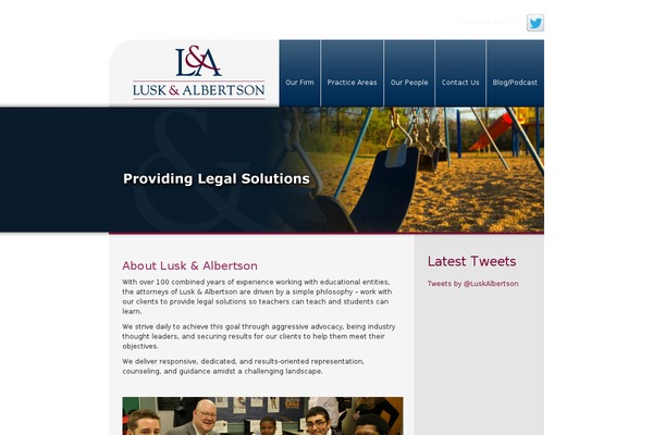 luskalbertson.com site used La