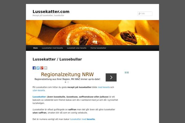 lussekatter.com site used Twentyeleven-matti-svenska