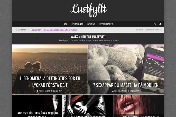 Valenti theme site design template sample