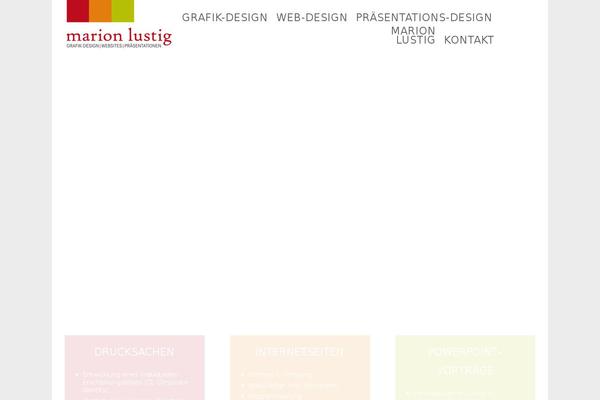 Flat theme site design template sample